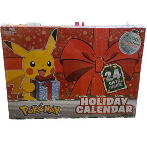 Pokémon Holiday Calendar Advent 39-Piece Set with 24 Gifts Inside - New & Sealed